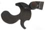 Bridle, wax cast steel, as cast, use two screws